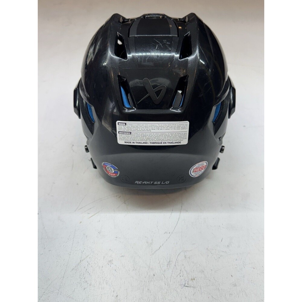 Bauer RE-AKT 55 Hockey Senior Helmet Black Size Large - No Face Mask Helmet Only - Picture 3 of 7